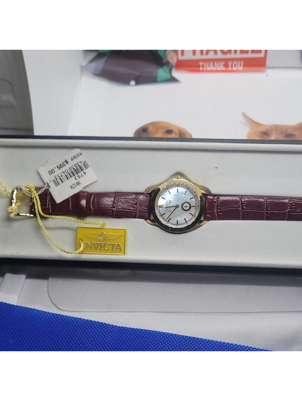 576 Invicta Swiss limited edition 33mm lether band